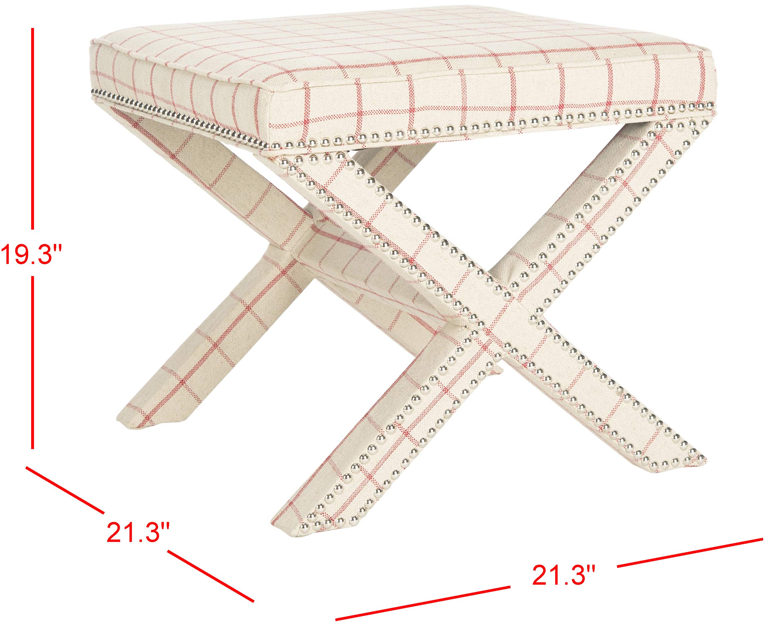 希少 Safavieh Palmer Ottoman オットマン グレー